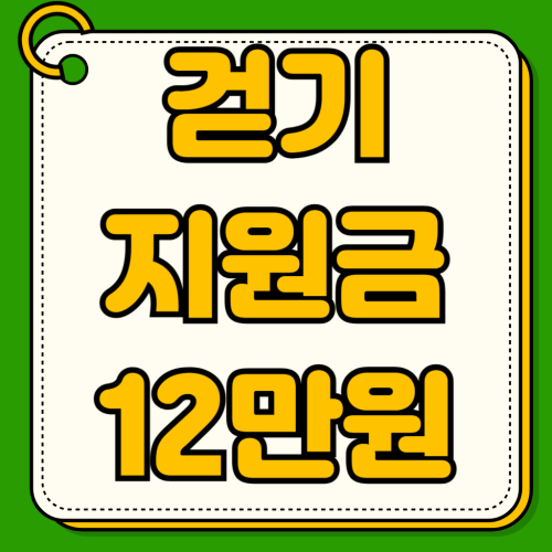 국민건강보험공단 걷기지원금 건강생활실천지원금 12만원 받는법 신청방법 자격조건