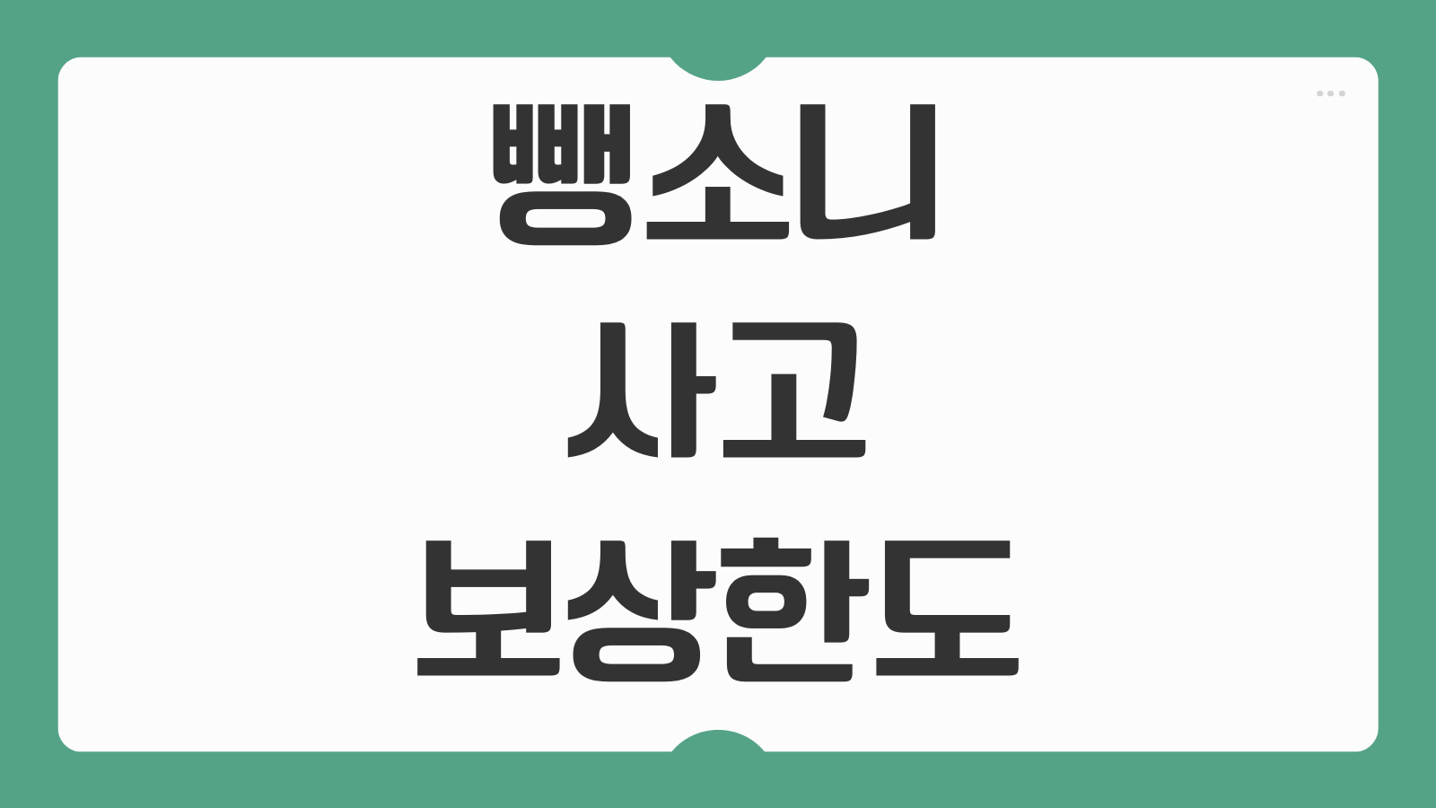 무보험차 상해 특약 뺑소니 사고 보상 한도 및 가족 보험 적용 범위