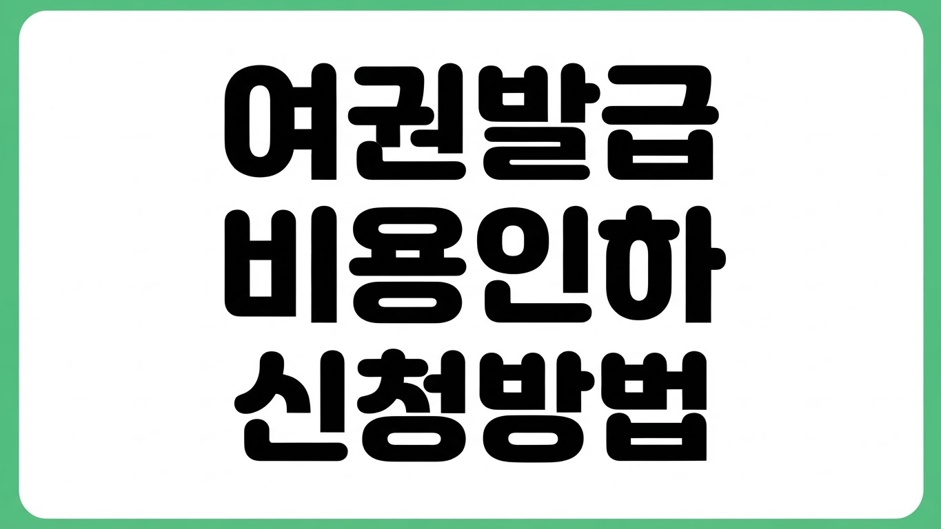 여권 발급 비용 인하 내용 재발급 소요기간 신규 만료 분실 신청 사진 규격